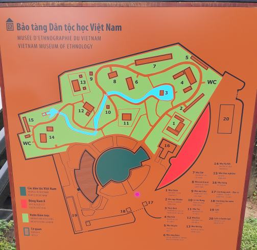 Vietnam Museum of Ethnology Map