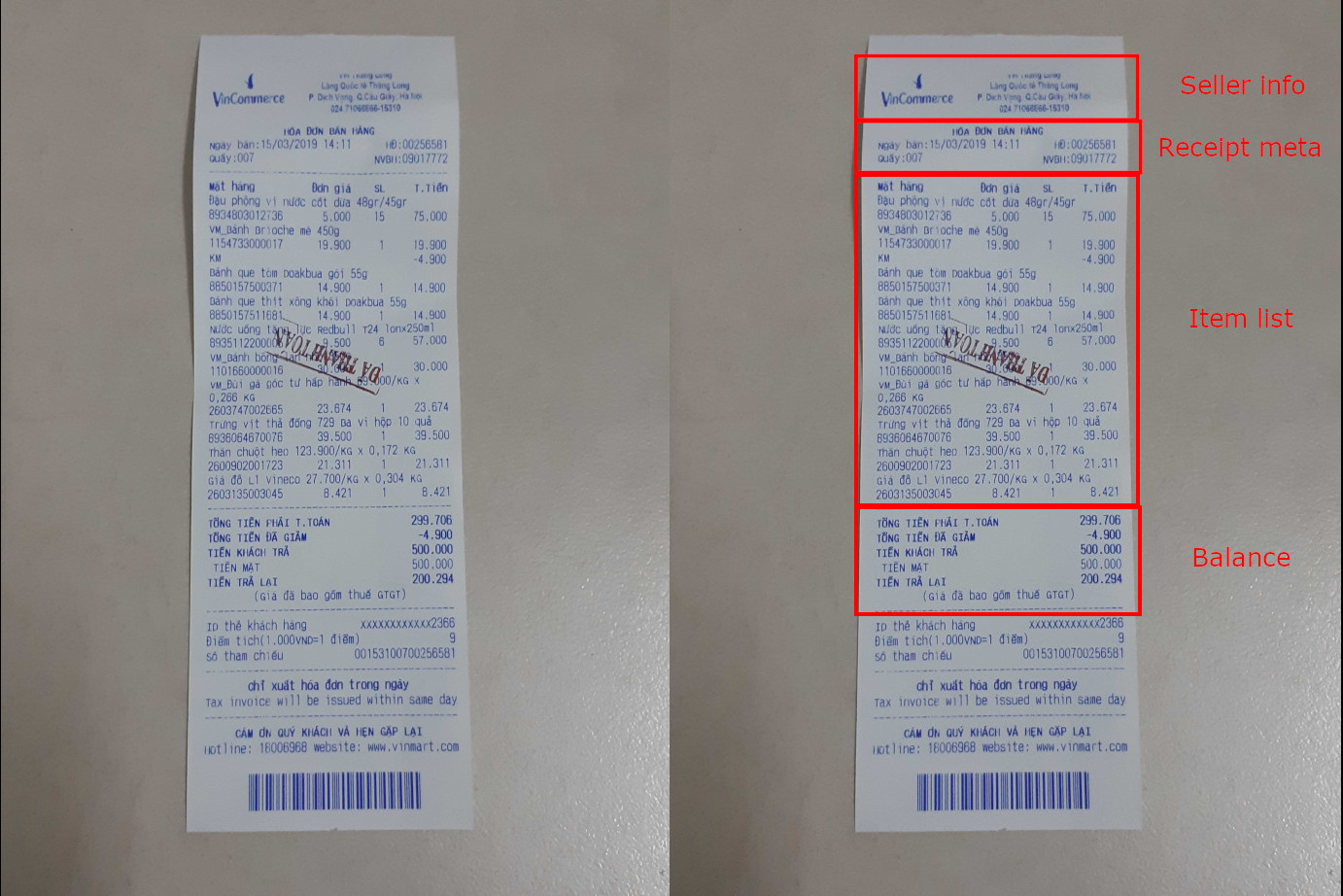 How to Read a Vietnamese Receipt